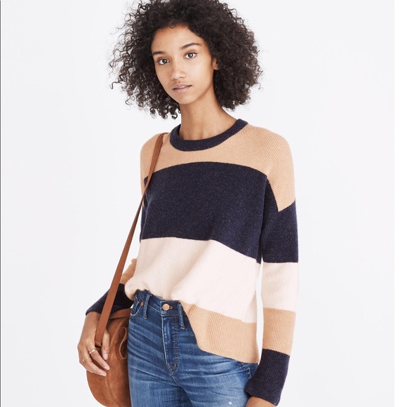 Madewell Sweaters - NWOT Madewell Sycamore Stripe Pullover Sweater